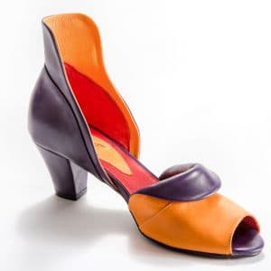 סנדלי עקב - דגם "אתמול היום מחר" - נעליים אונליין, נעלי נשים מיקה דרימר