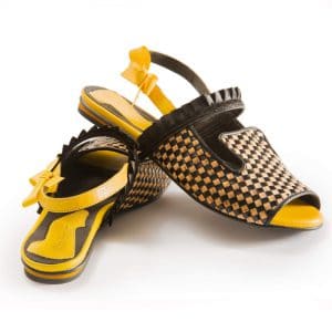 סנדלים לנשים, סנדלי נשים שטוחות של מעצבת הנעליים מיקה דרימר