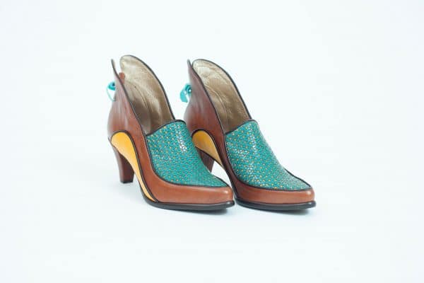 נעל עקב דגם Chocolate Orang - נעליים אונליין, נעלי נשים מיקה דרימר